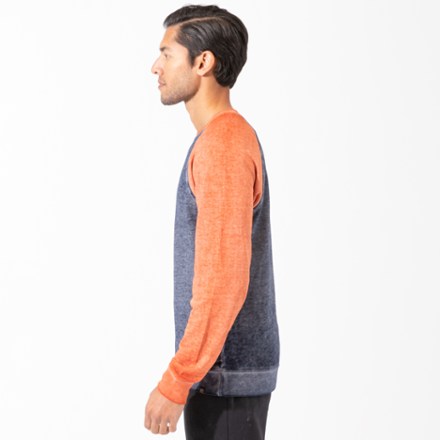 Colorblock Raglan Fleece Crew Sweatshirt - Men's
