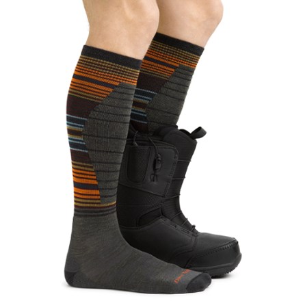 Backwoods Over-the-Calf Lightweight Ski and Snowboard Socks - Men's