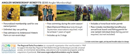 East Bay Regional Parks Foundation Angler Membership