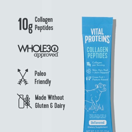 Collagen Peptides Powder Supplement - 1 Serving