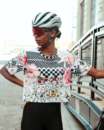 Crop Top Cycling Jersey - Women's