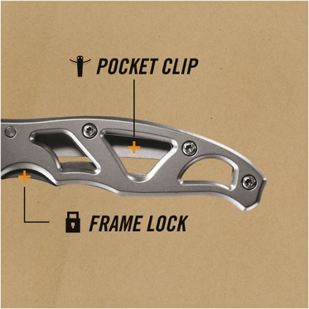 Mini Paraframe Serrated Knife