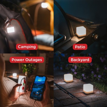 Trio Lantern with Phone Charger