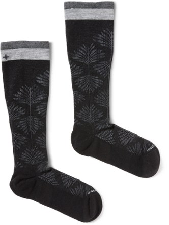 Full Floral Wide-Calf Socks - Women's