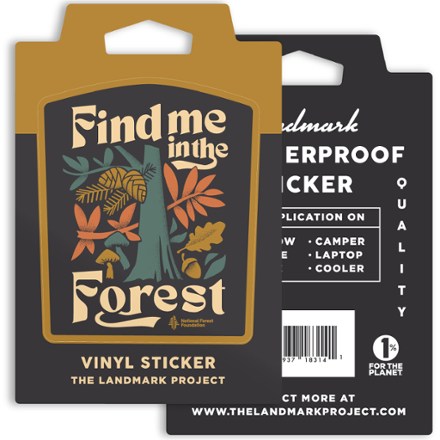 Find Me In The Forest Sticker