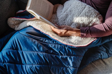Sherpa Fleece Puffy Blanket