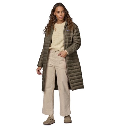 Recycled Down Sweater Parka - Women's