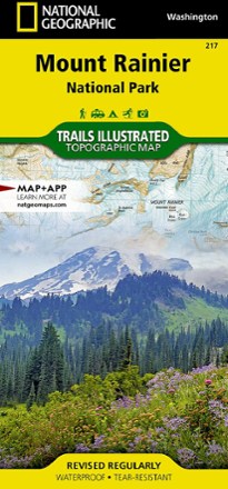 Mount Rainier National Park Trail Map