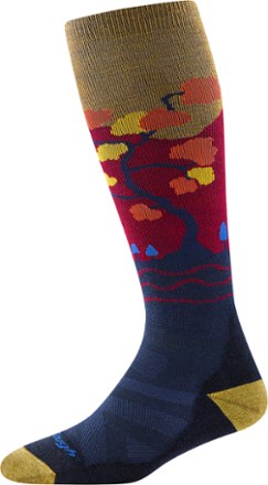 Enchanted Over-the-Calf Midweight Ski and Snowboard Socks - Women's