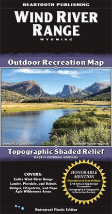 Wind River Range Outdoor Recreation Map