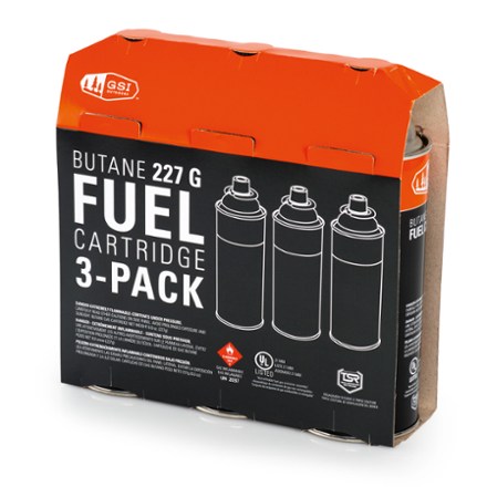Butane Fuel Cartridge - Package of 3