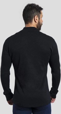 300 Lightweight Alpaca Wool Half-Zip Base Layer Top - Men's