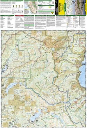 Desolation and Granite Chief Wilderness Areas Topographic Map