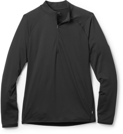 Lightweight Base Layer Long-Sleeve Zip-Neck Top - Men's Tall Sizes