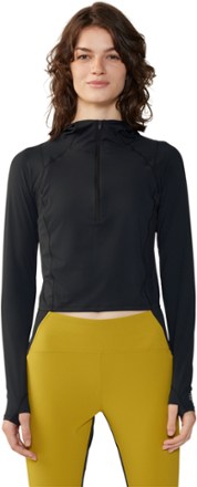 Crater Lake Zip Crop Shirt - Women's