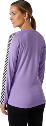 LIFA ACTIVE Stripe Crew Base Layer Top - Women's