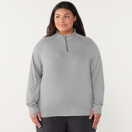 Active Pursuits Long-Sleeve Quarter-Zip Pullover - Women's