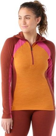 Classic Thermal Merino Base Layer Half-Zip Hoodie - Women's