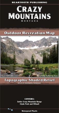 Crazy Mountains Recreation Map