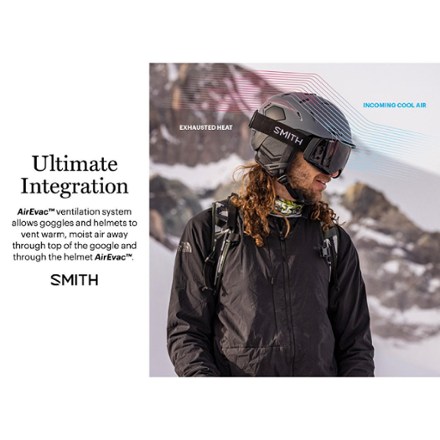 4D MAG S ChromaPop Snow Goggles with gogglesoc - Low-Bridge Fit