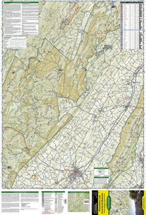 Massanutten and Great North Mountain Trail Map