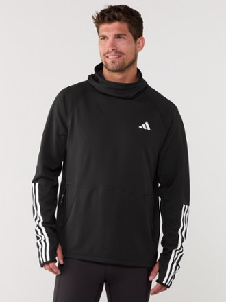 Own The Run Excite 3-Stripes Hoodie - Men's
