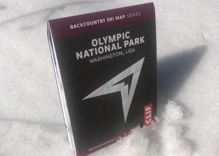 Backcountry Ski Map: Olympic National Park, Washington