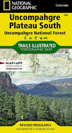 Uncompahgre Plateau South Topographic Map