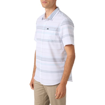 TRVLR UPF Traverse Stripe Relaxed-Fit Shirt - Men's