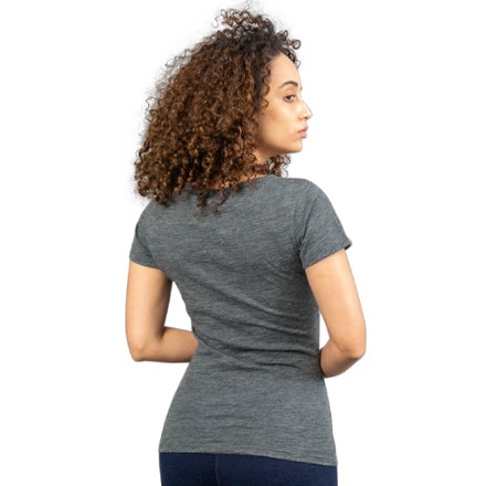 160 Ultralight Alpaca Wool Crew Neck Base Layer T-Shirt - Women's