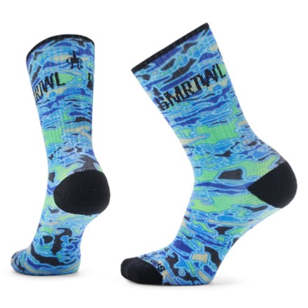 Athletic a Daze Print Crew Socks