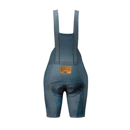 Denim Cycling Bib Shorts - Women's