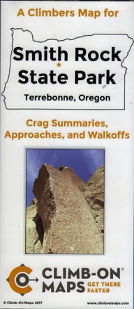 A Climber's Map for Smith Rock State Park, Terrebonne, Oregon