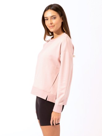 Tricot Pocket Pullover Crew Sweatshirt - Women's