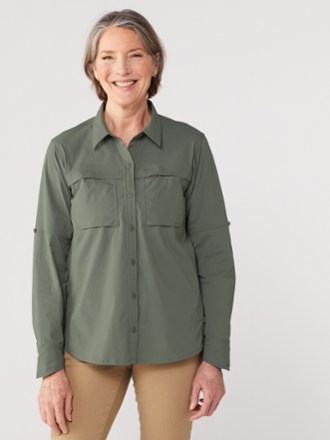 Sahara Solid Long-Sleeve Shirt - Women's
