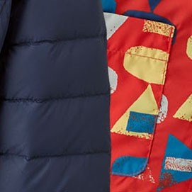 Reversible Down Sweater Hoody - Toddlers'