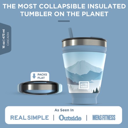 Collapsible Insulated Drink Tumbler - 16 fl. oz.