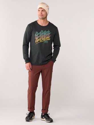Retro Opt Outside Graphic Long-Sleeve T-Shirt