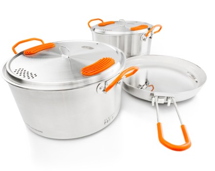 Glacier Stainless Base Camper Cookset - Medium