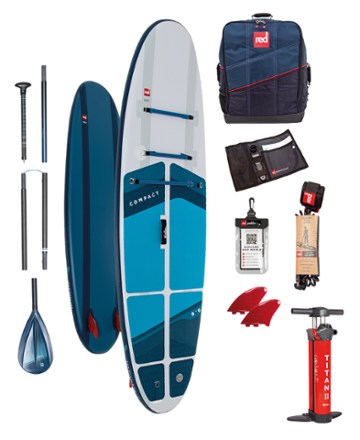 Compact Inflatable Stand Up Paddle Board with Paddle - 9'6"