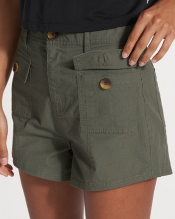 Vintage Ripstop Utility Shorts - Women's