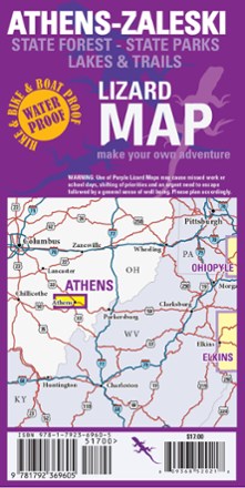 Athens-Zaleski Ohio State Forests and Parks Map - 2nd Edition