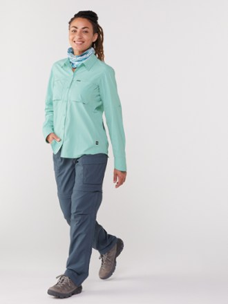 Sahara Long-Sleeve Solid Shirt - Women's