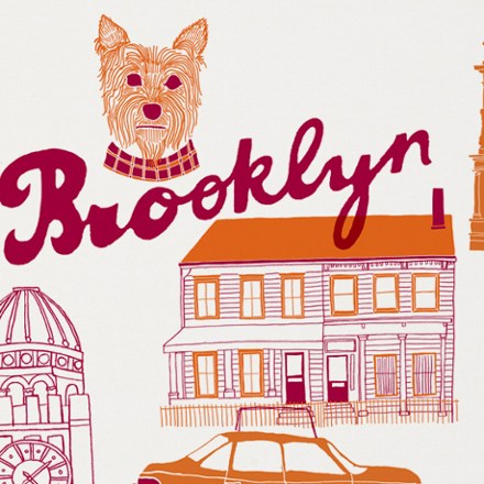 Brooklyn Dogs Tea Towel