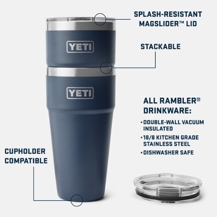 Rambler Stackable Cup with MagSlider Lid - 30 fl. oz.