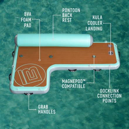 Inflatable Dock Hangout Couch - Port