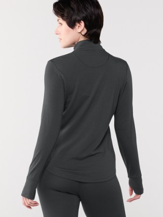 Heavyweight Merino Base Layer Half-Zip Top - Women's