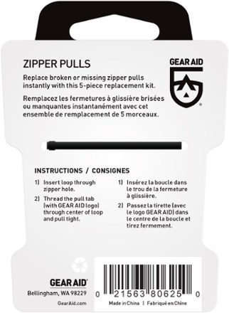 Zipper Pulls - Package of 5