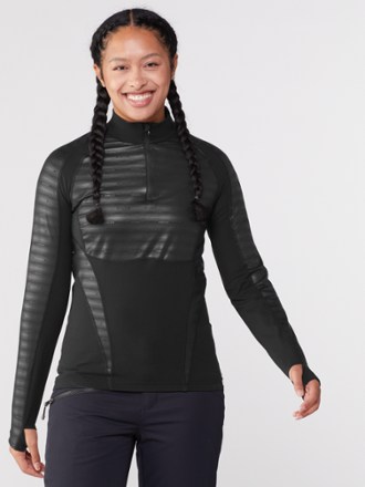 Heatwave Body Mapped Quarter-Zip Long-Sleeve Base Layer Top - Women's