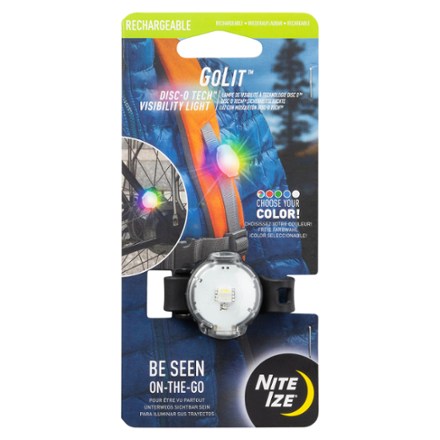 GoLit Disc-O Tech Rechargeable Visibility Light